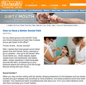 How to Have a Better Dental Visit. Dr. Joe's post on Discovery.