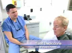 Dr Joe's discussion with a dental implant patient